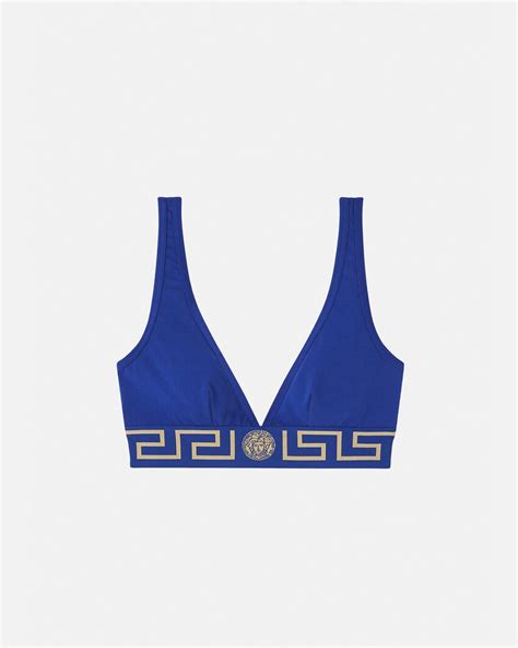 Versace Greca Border Bralette for Women 